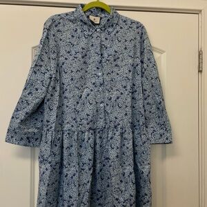 Tuckernuck Blue Floral Dress